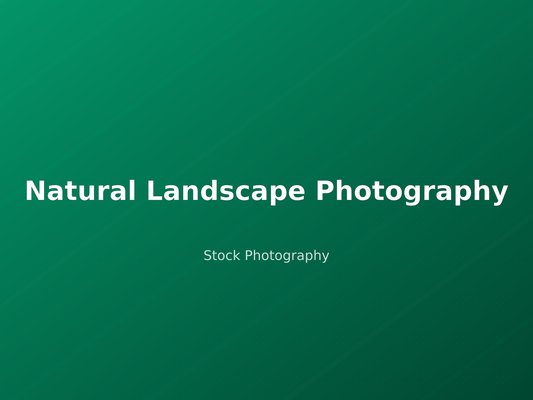 Fotografía de Paisajes