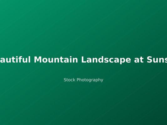 Paisaje de montaña con reflejo del atardecer en el lago